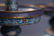 A PAIR OF CHINESE CLOISONNE FLOWER CANDLE HOLDERS - 8