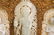 CHINESE JADE CARVED STAND GUANYIN IN GILT BRONZE NICHE - 3