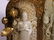 CHINESE JADE CARVED STAND GUANYIN IN GILT BRONZE NICHE - 4