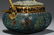 CHINESE CLOISONNE INLAID JADE CARVED LONG HANDLE CENSER - 7