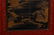 CHINESE CINNABAR CARVED GEM STONE INLAID TABLE SCREEN - 7