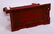 CHINESE CINNABAR CARVED GEM STONE INLAID TABLE SCREEN - 9