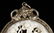 CHINESE CARVED JADE OPENWORK PLAQUE PENDANT WITH SILVER - 6