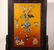 A LARGE CHINESE ROSEWOOD CARVED CLOISONNE TABLE SCREEN - 2