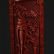 A PAIR OF CHINESE CINNABAR CARVED FLOWERS VASE - 5