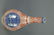 CHINESE BLUE AND WHITE COPPER RED PORCELAIN BOTTLE VASE - 2
