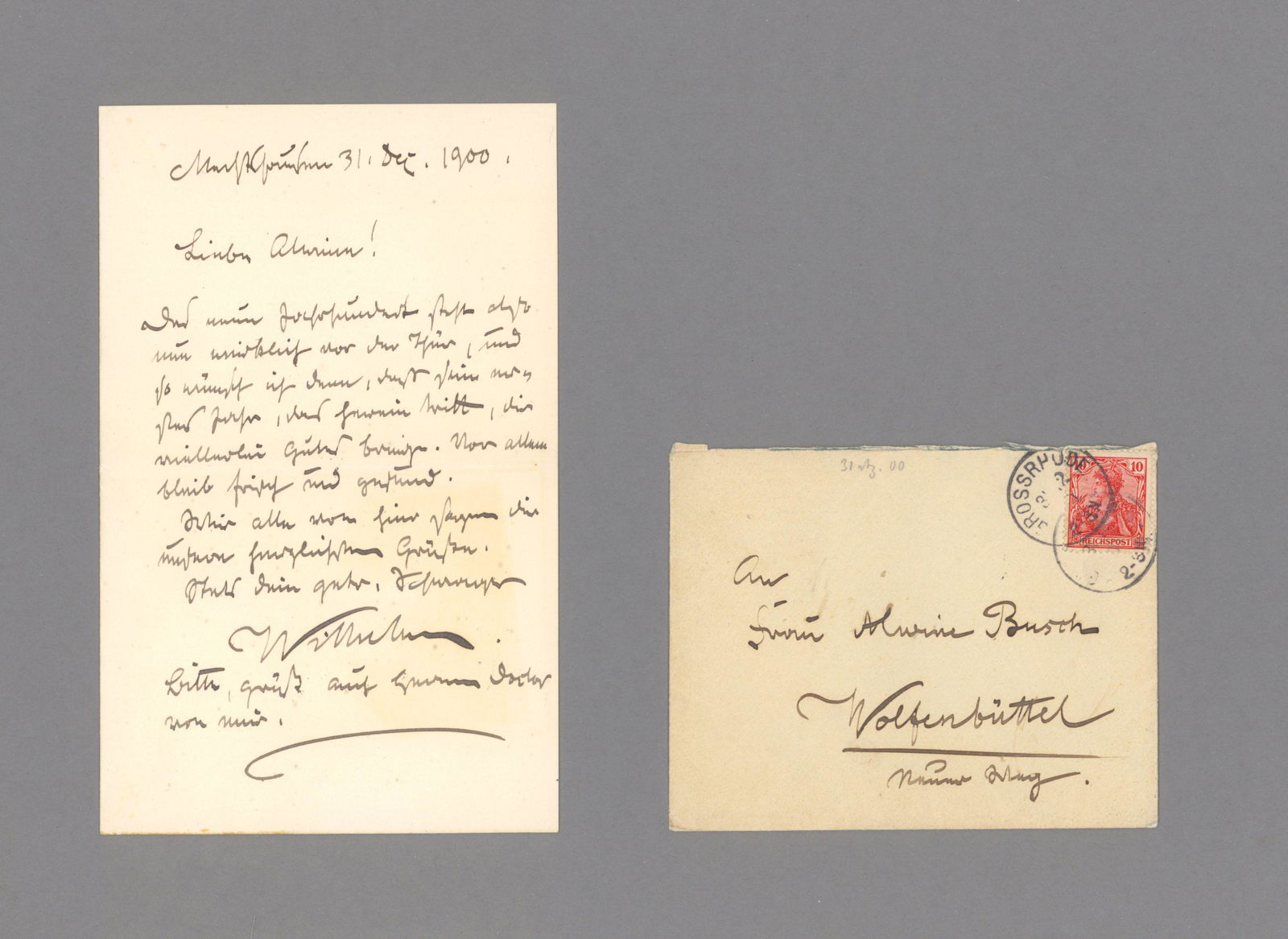 BUSCH, Wilhelm, 1832 – 1908. (1 of 1)