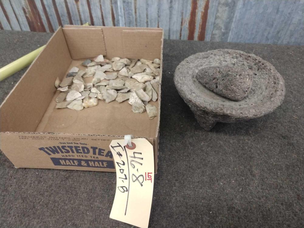 Stone Mortar & Pestle: Stone Mortar & Pestle 46.8 with extras