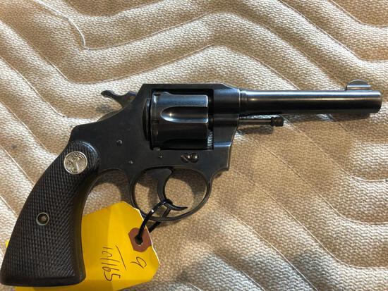 Colt Police Positive .32 S&W Revolver: 51.5 Blued finish with wood grips SN 313555