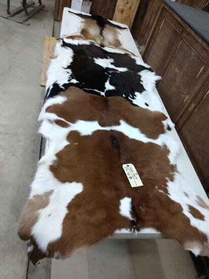 3 Soft Tanned Calf Skins: 44.147 all brand new pieces great colors one money buys them all