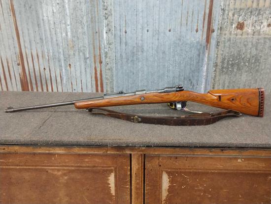 Sauer Model 98 Mauser 8mm Bolt Action German Military: 29.1 Marked CE 43 with German Military Markings & matching serial number on gun & bolt SN 3806