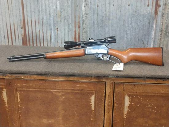 Marlin Model 30AS Lever Action 30-30: 17.8 Nice looking gun with Bushnell Scope SN 16056472