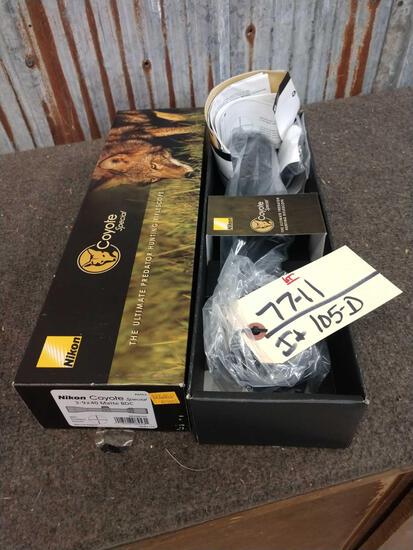 Nikon Coyote Special 3-9x40 Scope: 77.11 New in the box