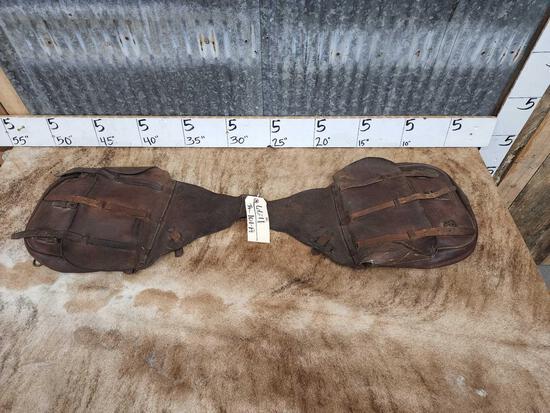 Vintage Calvary Saddle Bags Marked U.S. (1 of 7)