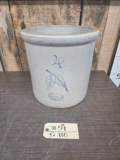 4 gal Union Stoneware Crock (1 of 5)