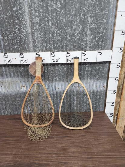 2 Vintage Trout Fishing Dip Nets (1 of 2)