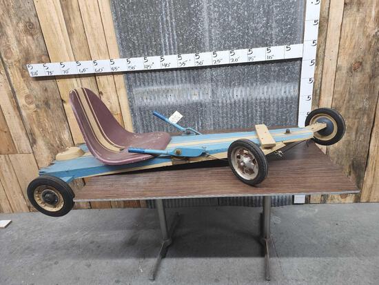 Vintage Soap Box Derby Down Hill Racer Cart (1 of 4)