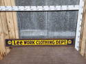 Vintage Lee Work Clothing Department Advertising Sign