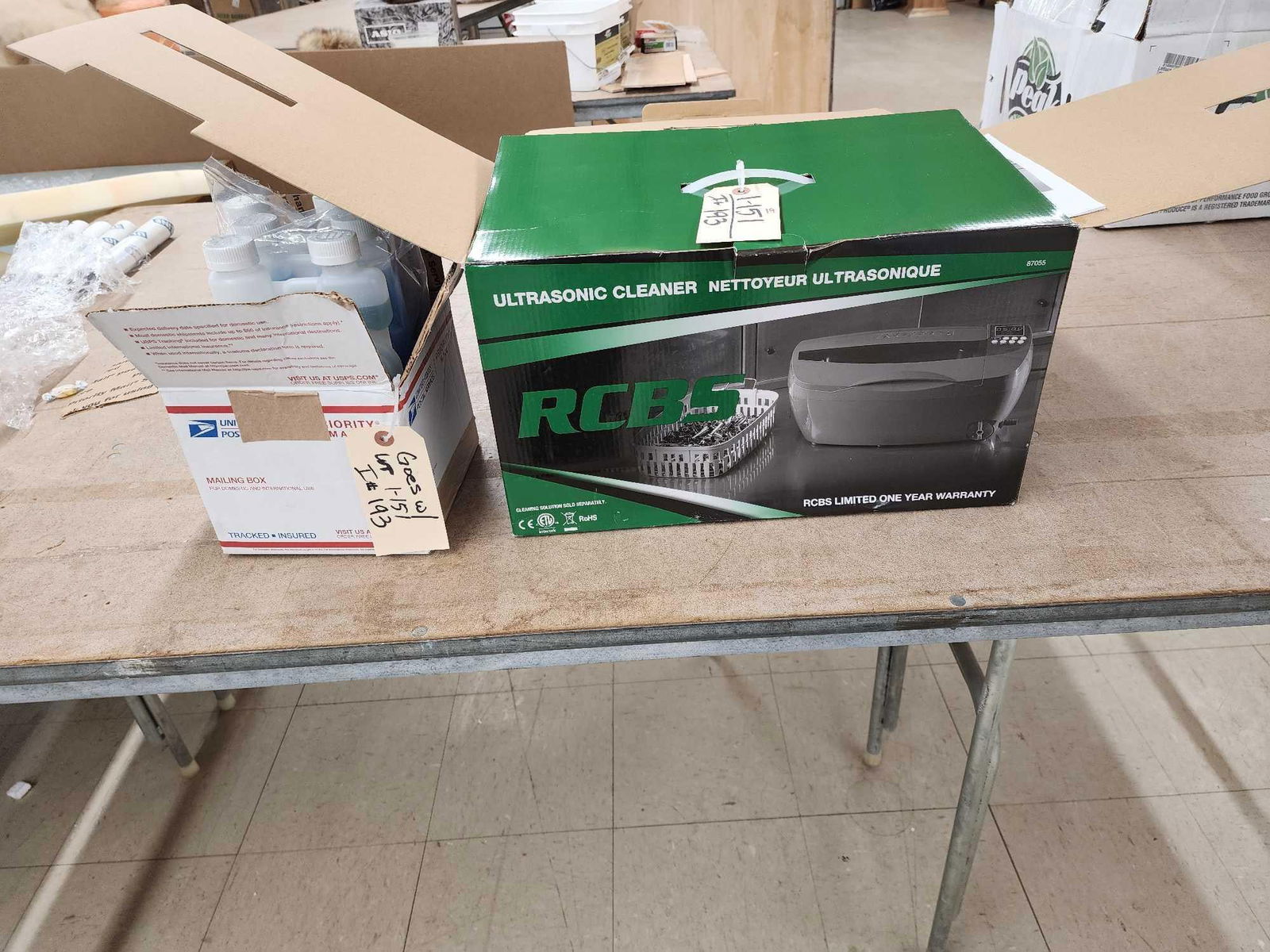 Rcbs Ultrasonic Cleaner & Fluid Auction