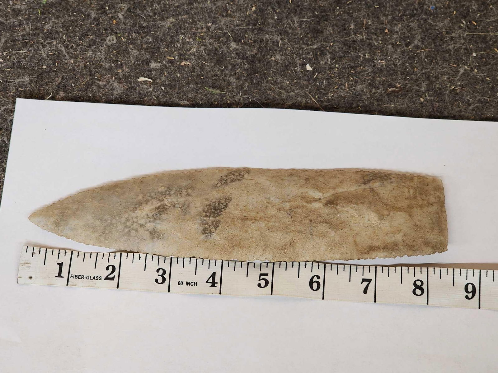8.5" Wadlow Knife Arrowhead Blade Native American Artifact (1 of 5)
