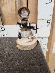Army Rat Full Body Taxidermy Mount