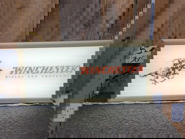 Lighted Winchester Advertising Sign