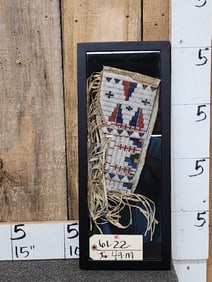 Vintage Seed Beeded Gun Holster Native American Artifact