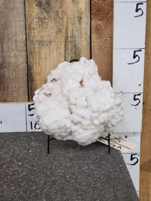 Beautiful Large White Cave Calcite Cluster On Crystal Base