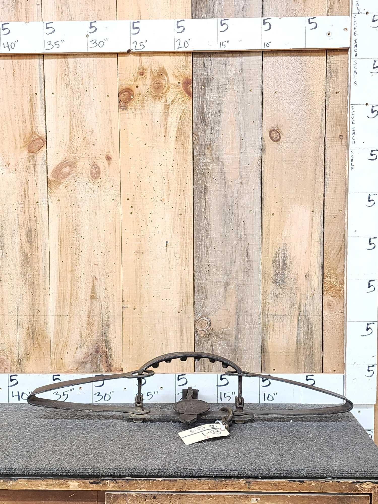 Early S. Newhouse Oneida Community #5 Bear Trap (1 of 8)