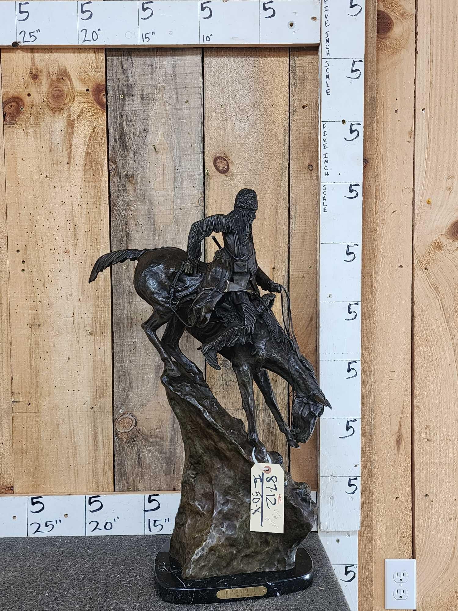 Frederick Remington Bronze Sculpture The Mountain Man (1 of 8)