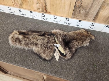 Pair Of Raccoon Fur Mittens
