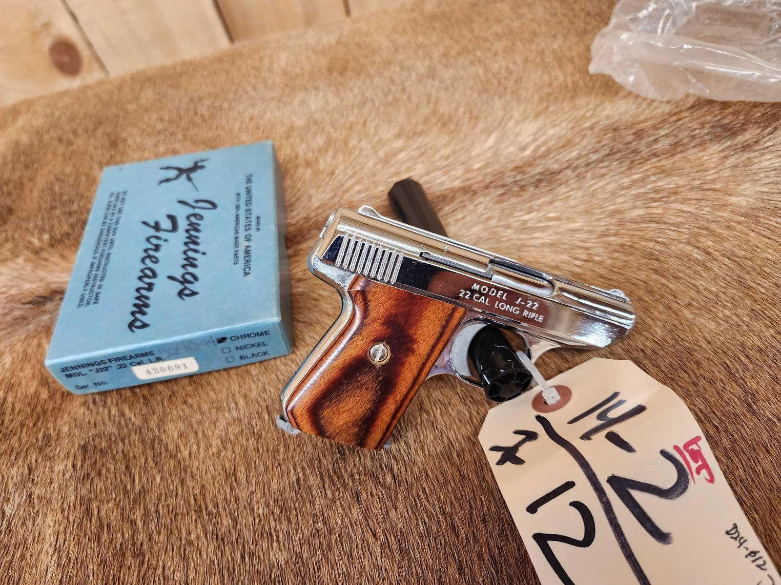 Jennings Firearms Model J22 .22 Semi Auto Pistol Auction