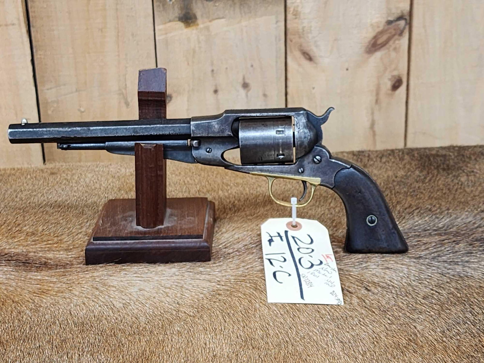 Remington New Model 1861 44cal Revolver: 20.3 SN 12814