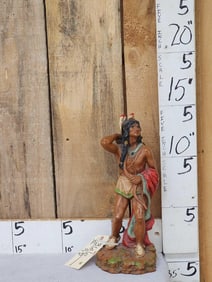 Vintage Resin Indian Sculpture