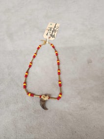 Native American Made Black Bear Claw Necklace