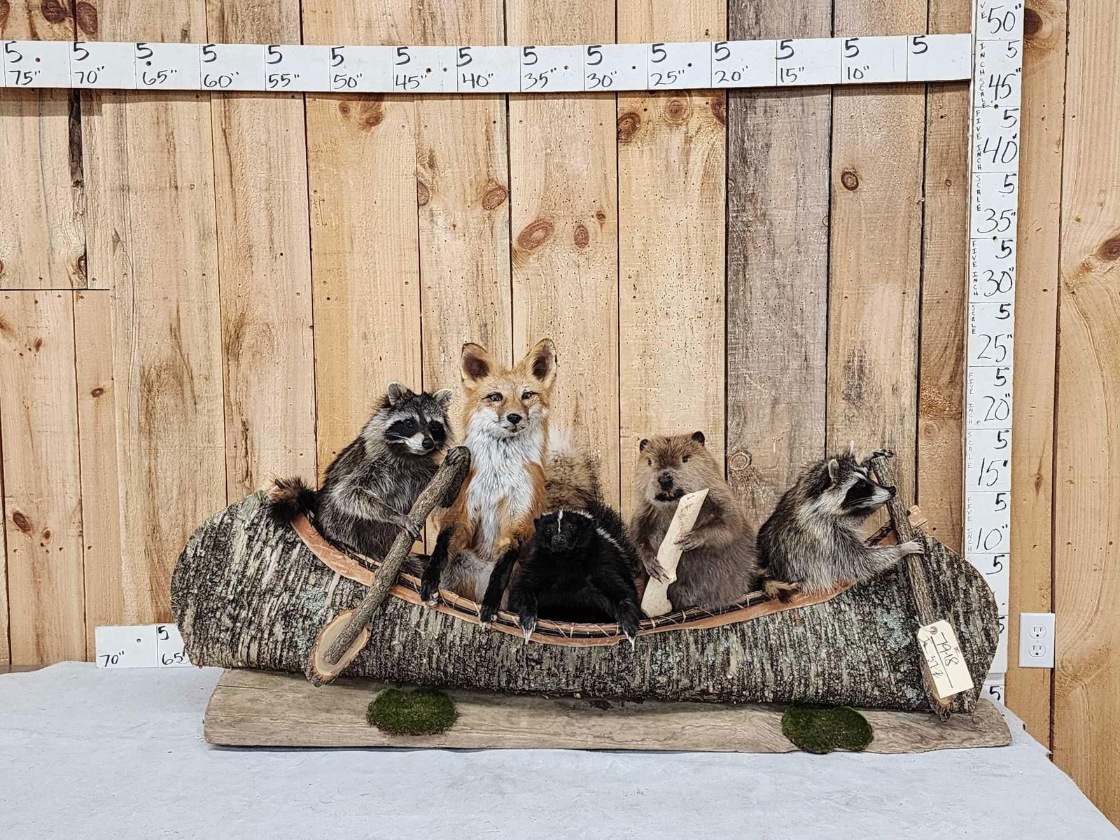 Noah's Ark 5 Critters In A Birch Bark Canoe (1 of 9)