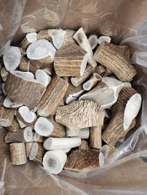 50 Lbs Of Grade A Elk Antler Chunks