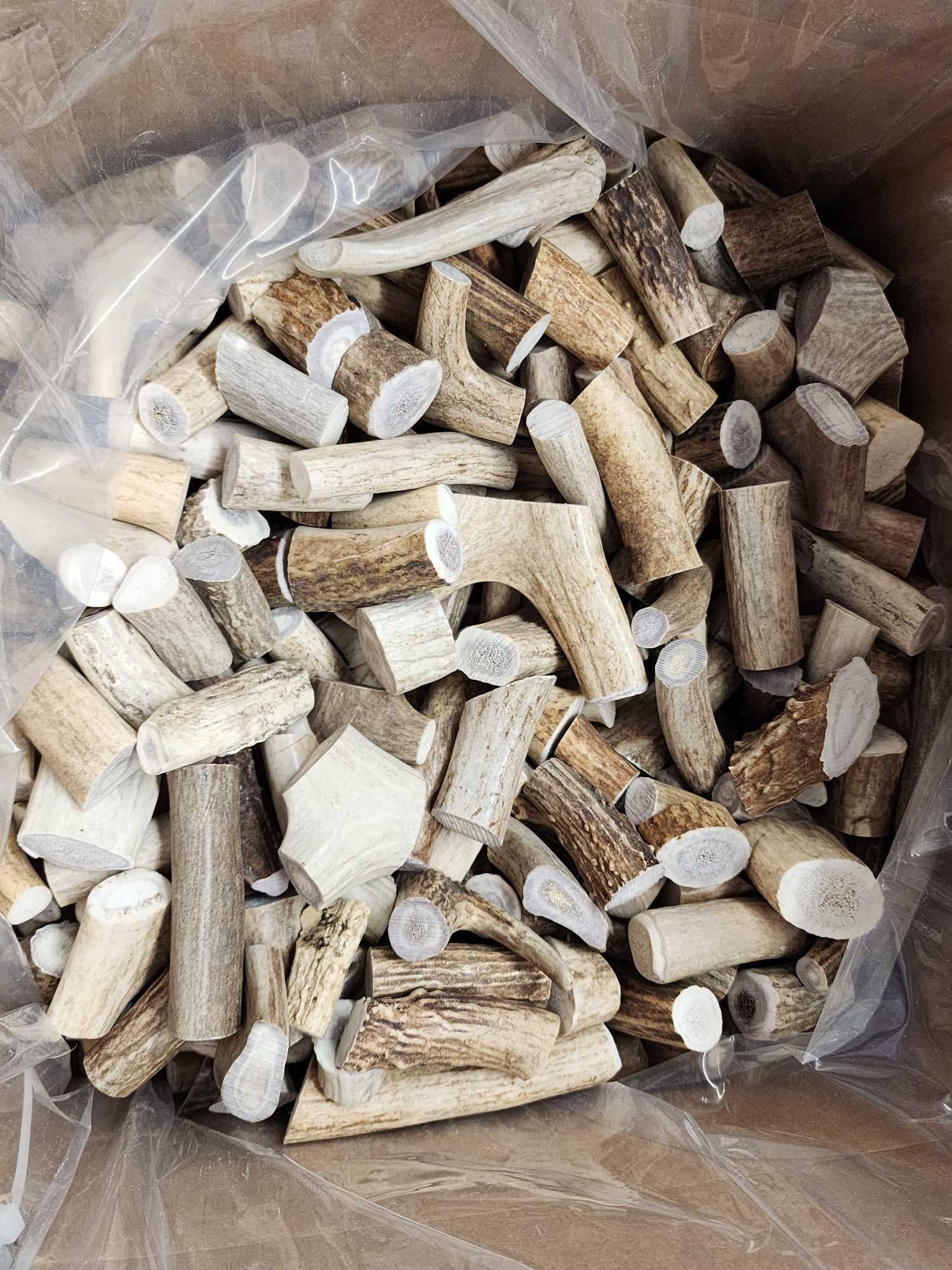 50 Lbs Of Grade A Deer Antler Chunks: 29.111 Great for crafts or small dog chews