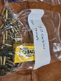 Mixed Ammunition & Once Fired Brass Lot