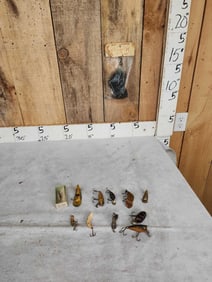 Group Of 12 Vintage Fishing Lures