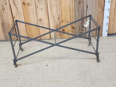Vintage Folding Casket Funeral Home Cart