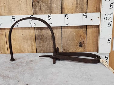 Rare Antique German High Grip Gear Trap