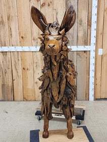 Llama Driftwood Sculpture