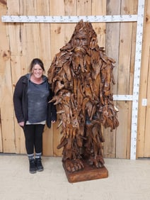 Spectacular Sasquatch Driftwood Sculpture