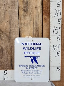 Retired USFW National Wildlife Refuge Sign