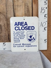 Retired USFW Waterfowl Sign