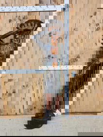 Hand Carved Wooden Cigar Store Indian