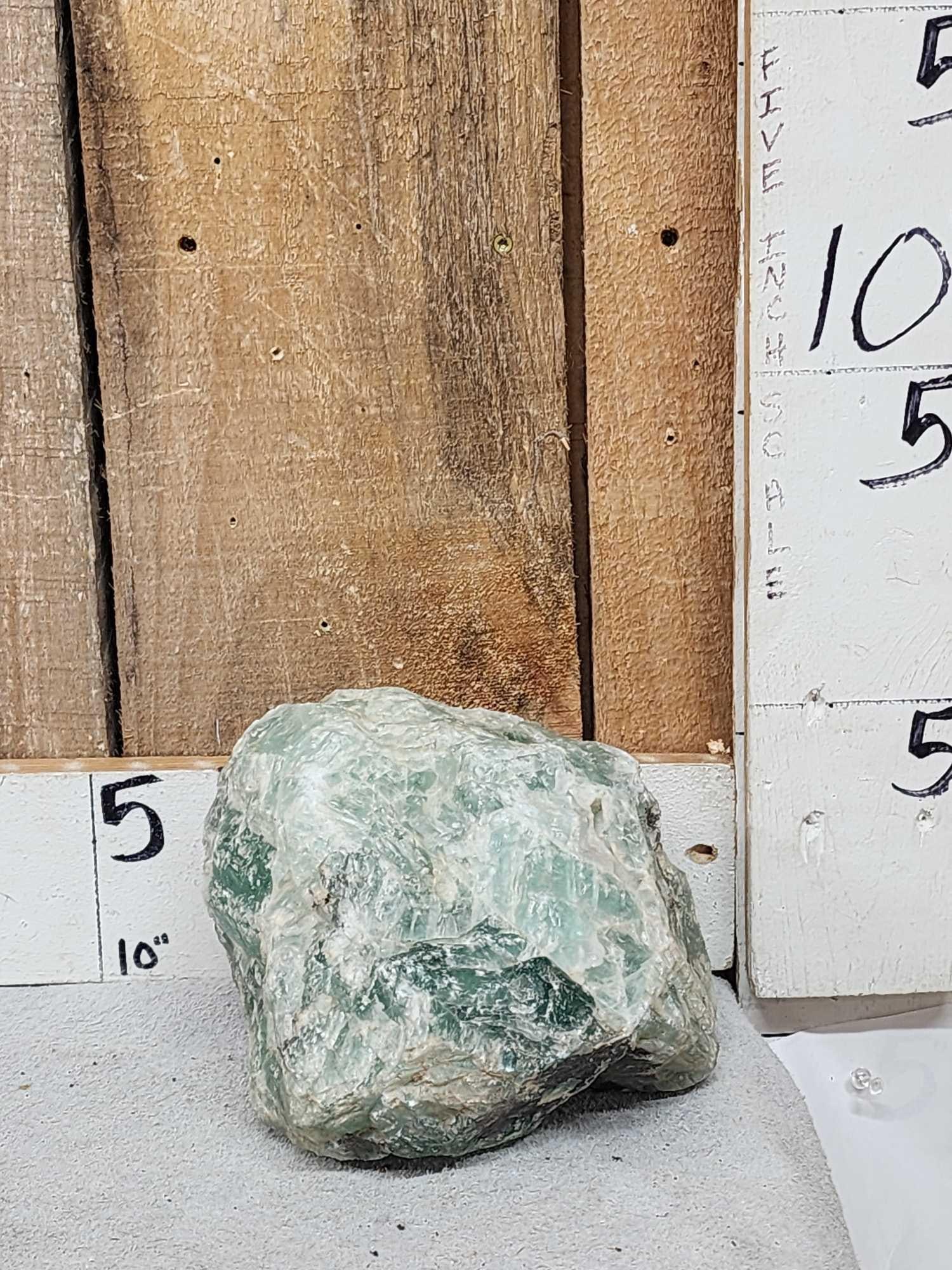 14.4 Lbs Green Fluorite Raw Gemstone Mineral (1 of 4)