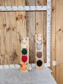 8 Sets Of Whitetail Antlers On Plaques