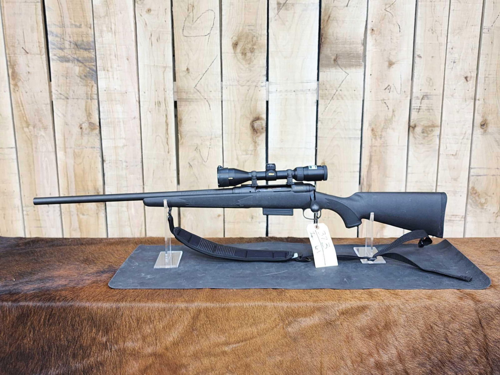 Left Handed Savage Model 220 20ga Bolt Action Shotgun: 37.3 Rifled barrel Shiny bore 22 3/4" 3" mag with Nikon Slug Hunter Scope SN K767070